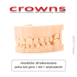 Model Drukowany /pełny łuk - góra + dół/